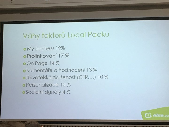 Local pack SEO factors